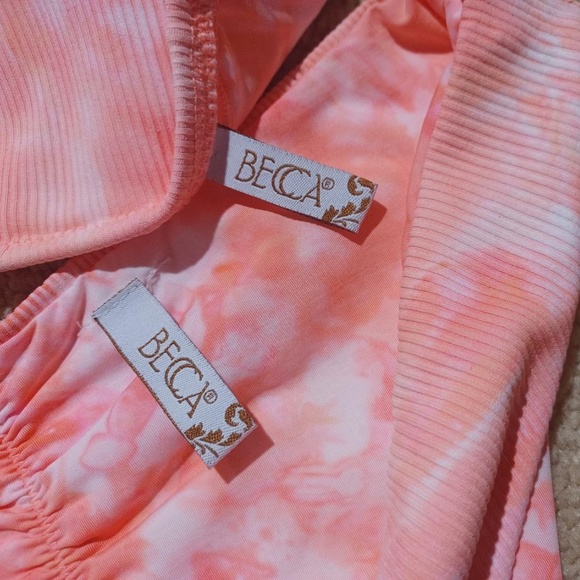 BECCA by Rebecca Virtue Tie-Dye Crystal Kiera Top & Adela Hipster Bottoms - Picture 6 of 8